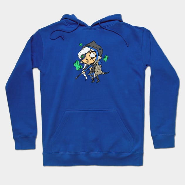 Old lady warrior Hoodie by CrystalDaddY